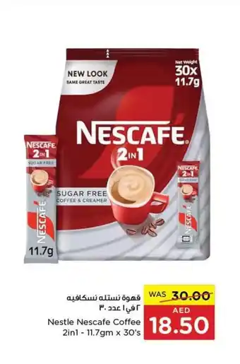 Spar Nestle Nescafe Coffee 2in1 11.7gmx30s offer