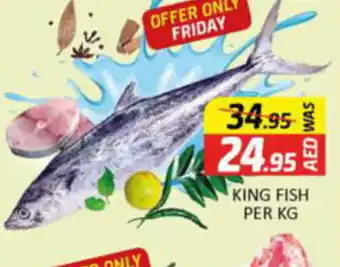 Al Madina Hypermarket KING FISH PER KG offer