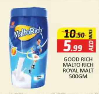 Al Madina Hypermarket GOOD RICH MALTO RICH ROYAL MALT 500GM offer