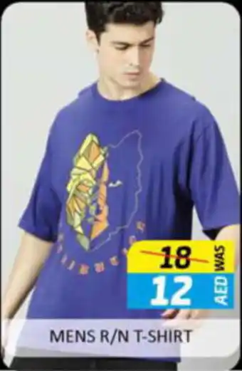Al Madina Hypermarket MENS R/N T-SHIRT offer