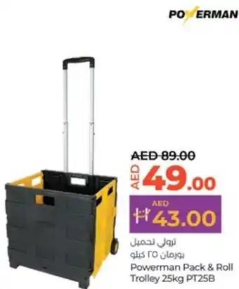 LuLu Express Powerman Pack & Roll Trolley 25kg PT25B offer