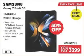 Emax SAMSUNG Galaxy Z Fold4 5G offer