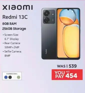 Emax Xiaomi Redmi 13C 8GB RAM 256GB Storage offer