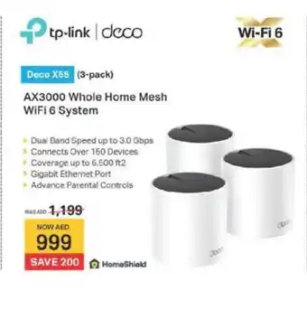 Emax AX3000 Whole Home Mesh WiFi 6 System offer