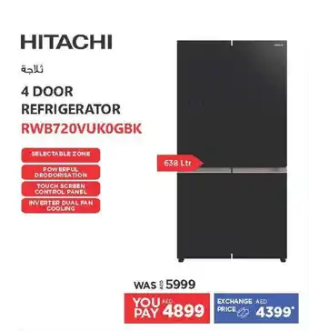 Emax 4 DOOR REFRIGERATOR RWB720VUKOGBK offer