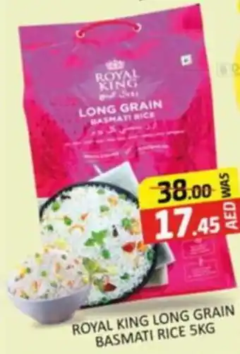 Al Madina ROYAL KING LONG GRAIN BASMATI RICE 5KG offer