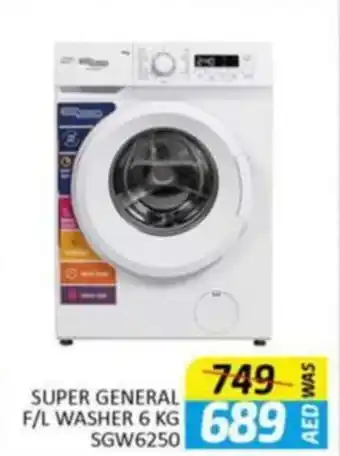 Al Madina SUPER GENERAL F L WASHER 6 KG SGW6250 offer