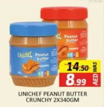 Al Madina UNICHEF PEANUT BUTTER CRUNCHY 2X340GM offer
