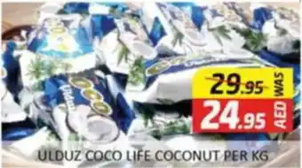 Al Madina ULDUZ COCO LIFE COCONUT PER KG offer