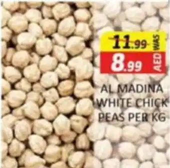 Al Madina WHITE CHICK PEAS PER KG offer