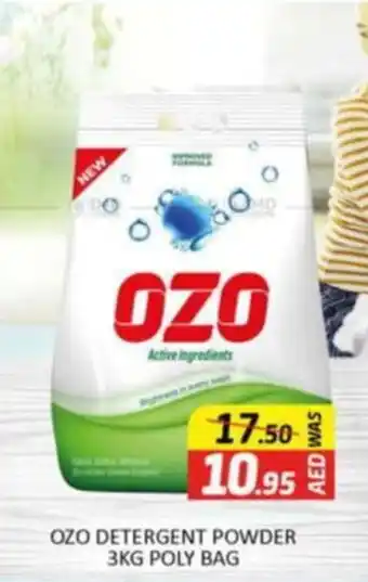 Al Madina OZO DETERGENT POWDER 3KG POLY BAG offer