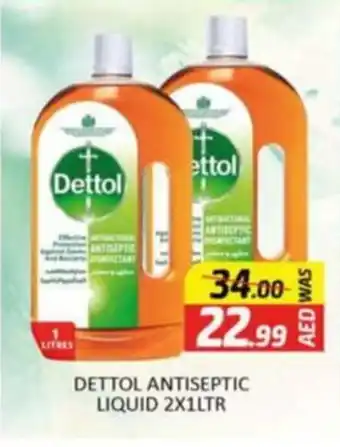 Al Madina DETTOL ANTISEPTIC LIQUID 2X1LTR offer