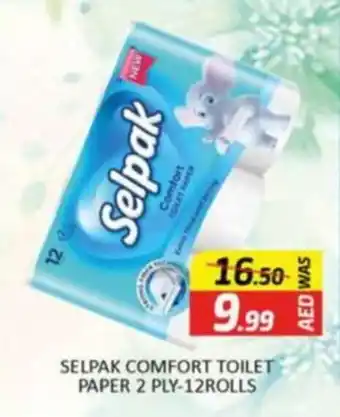 Al Madina SELPAK COMFORT TOILET PAPER 2 PLY 12ROLLS offer
