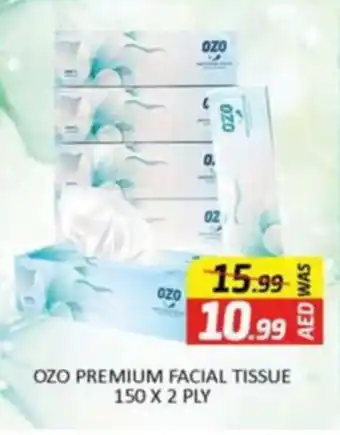 Al Madina OZO PREMIUM FACIAL TISSUE 150 X 2 PLY offer