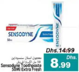 Pasons Sensodyne Toothpaste 50MI Extra Fresh offer