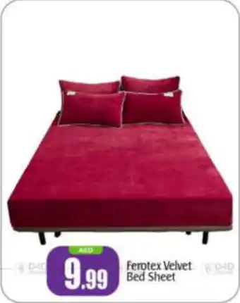 Bigmart Ferotex Velvet D4D Bed Sheet offer