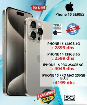 Grand Hyper Market Apple iPhone 15 SERIES 128GB 5G offer