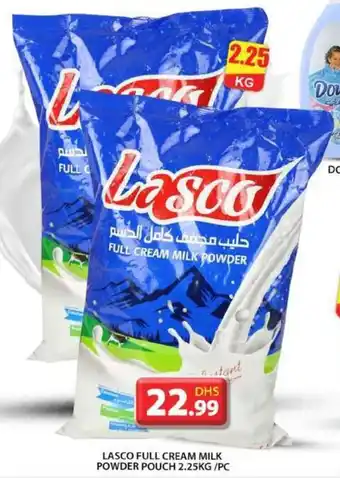 Grand Hyper Market LASCO FULL CREAM MILK POWDER POUCH 2.25KG / PC offer