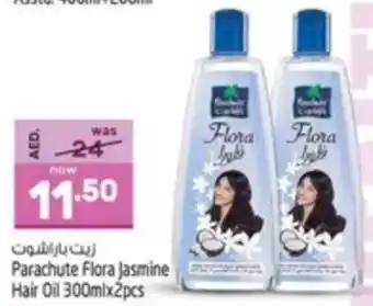 Safari Hypermarket Parachute Flora Jasmine Hair Oil 300ml x 2pcs offer