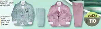 KM Trading Boys Blazer suit Size: 0-2 (Per set) offer
