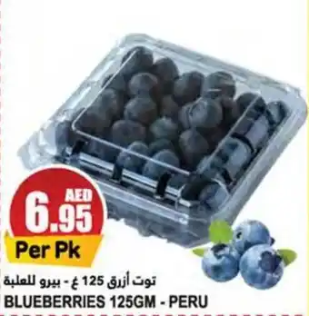 Almaya supermarket 'BLUEBERRIES 125GM offer