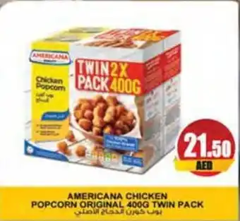 Almaya supermarket AMERICANA CHICKEN POPCORN ORIGINAL 400G TWIN PACK offer