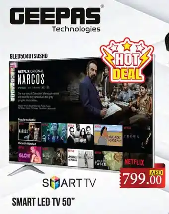Almaya supermarket SMART LED TV 50" offer