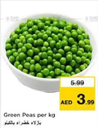 Last Chance Green Peas per kg offer