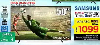 Nesto Samsung UHD 4K Smart LED TV 50” UA50CU8000U offer
