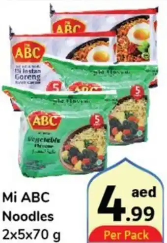Day To Day Mi ABC noodles 2x5x70 g offer