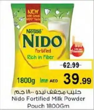 Nesto Nido Fortified Milk Powder Pouch 1800Gm offer