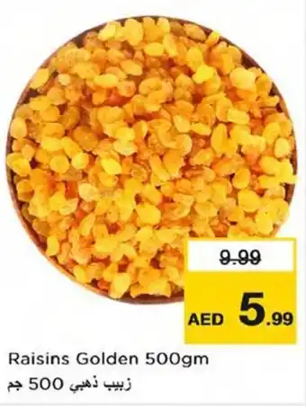 Nesto Raisins Golden 500gm offer