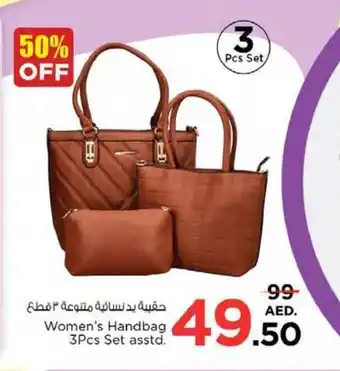 Nesto Women's Handbag 3Pcs Set asstd offer
