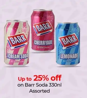 Lulu Hypermarket Barr Soda 330ml Assorted offer