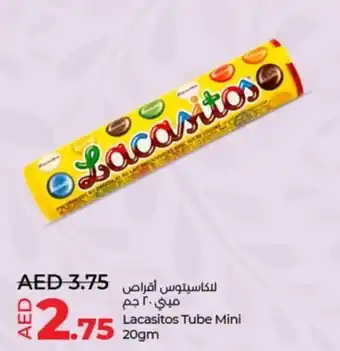 Lulu Hypermarket Lacasitos Tube Mini 20gm offer