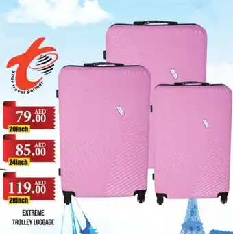 Almaya supermarket EXTREME TROLLEY LUGGAGE 20inch offer