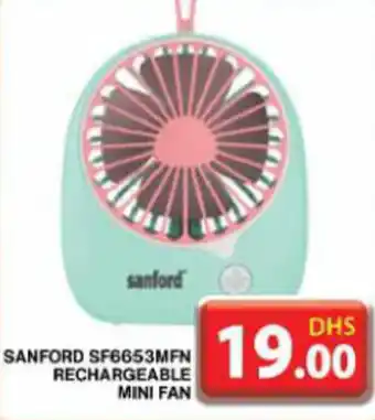 Grand Hyper Market SANFORD RECHARGEABLE MINI FAN offer