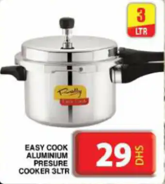 Grand Hyper Market EASY COOK ALUMINIUM PRESURE COOKER 3LTR offer