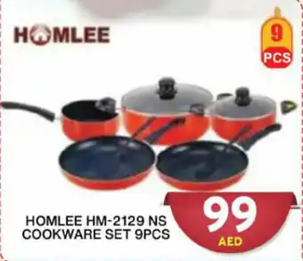 Grand Hyper Market HOMLEE HM-2129 NS COOKWARE SET 9PCS offer