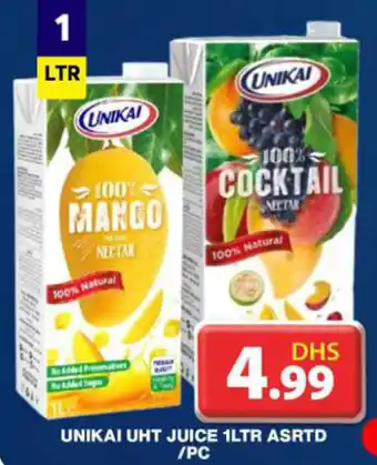 Grand Hyper Market UNIKAI UHT JUICE 1LTR ASRTD / PC offer