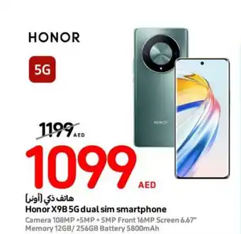 Carrefour Honor X9B5G dual sim smartphone offer