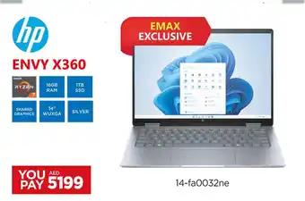 Emax hp ENVY X360 offer