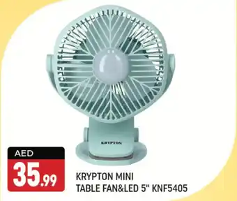 Shaklan KRYPTON MINI TABLE FAN&LED 5 KNF5405 offer