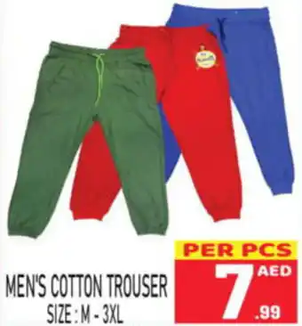Friday Center MEN'S COTTON TROUSER SIZE M 3XL offer