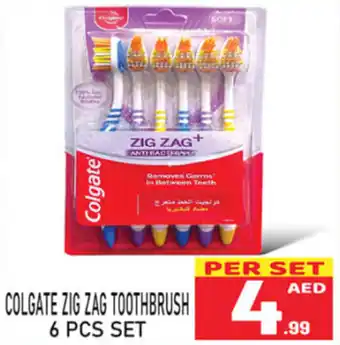 Everyday Center COLGATE ZIG ZAG TOOTHBRUSH 6 PCS SET offer