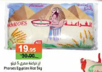 Aswaq Ramez Pharoes Egyptian Rice 5kg offer