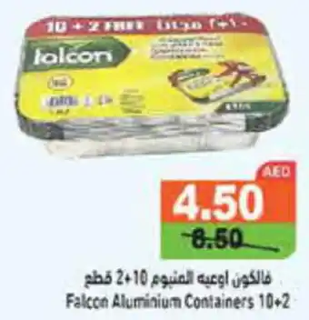 Aswaq Ramez Falcon Aluminium Containers 10+2 offer