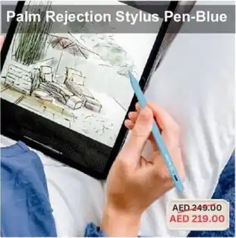 Jumbo Palm Rejection Stylus Pen-Blue offer