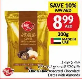 Viva Chic n Choc Assorted Chocolate Dates with Almonds 300g offer