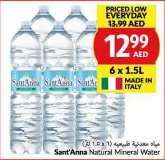 Viva Sant'Anna Natural Mineral Water 6 x 1.5L offer